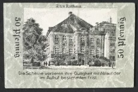Реверс банкноты 50 пфеннигов (Германия) 1920 года