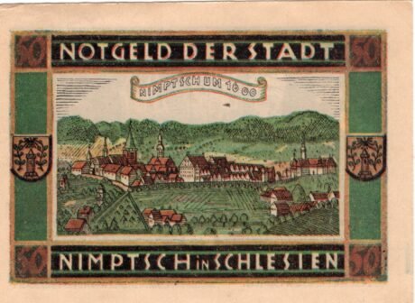 Реверс банкноты 50 fenigów (Niemcy) 1921