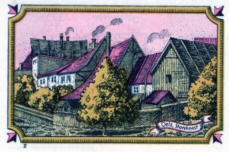 Реверс банкноты 50 пфеннигов Kaufmännischer Verein (Германия) 1922 года