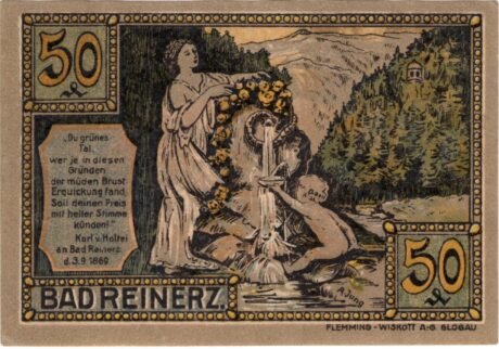 Аверс банкноты 50 fenigów (Niemcy) 1921