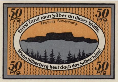 Реверс банкноты 50 fenigów (Niemcy) 1921