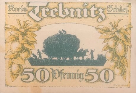 Реверс банкноты 50 пфеннигов (Германия) 1920 года