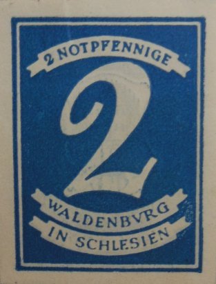 Аверс банкноты 2 пфеннигов (Германия) 1921 года