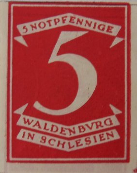 Аверс банкноты 5 пфеннигов (Германия) 1921 года