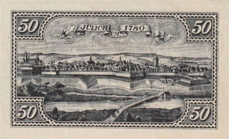 Реверс банкноты 50 fenigów (Niemcy) 1919