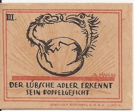 Реверс банкноты 20 пфеннигов (Германия) 1921 года