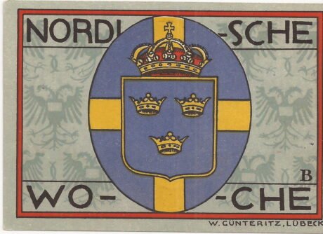 Реверс банкноты 50 fenigów Nordische Woche (Niemcy) 1921