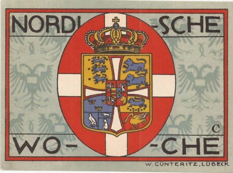 Реверс банкноты 50 fenigów Nordische Woche (Niemcy) 1921