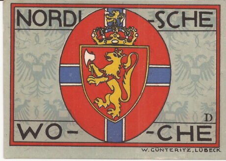 Реверс банкноты 50 fenigów Nordische Woche (Niemcy) 1921