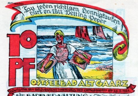 Аверс банкноты 10 пфеннигов (Германия) 1922 года