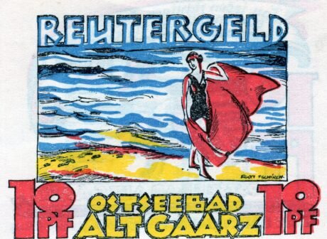 Реверс банкноты 10 пфеннигов (Германия) 1922 года