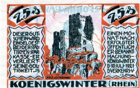 Аверс банкноты 25 пфеннигов Verkehrsverein (Германия) 1921 года