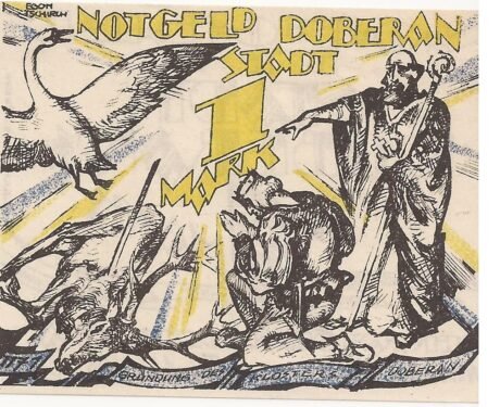 Реверс банкноты 1 marka (Niemcy)