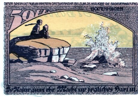 Аверс банкноты 50 fenigów (Niemcy) 1922