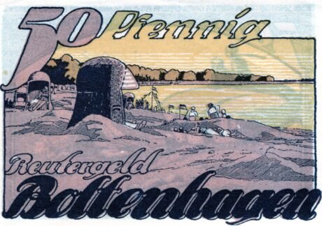 Реверс банкноты 50 fenigów (Niemcy) 1922