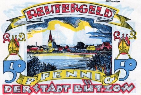 Реверс банкноты 50 fenigów (Niemcy) 1922