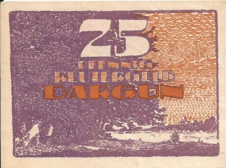 Реверс банкноты 25 fenigów (Niemcy) 1921