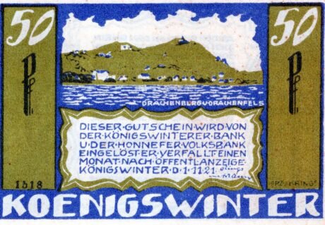 Аверс банкноты 50 fenigów (Niemcy) 1921