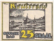 Реверс банкноты 25 fenigów (Niemcy)