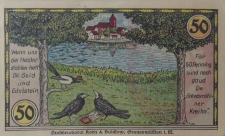 Реверс банкноты 50 пфеннигов (Германия) 1921 года