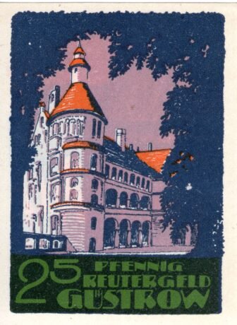 Реверс банкноты 25 fenigów (Niemcy)