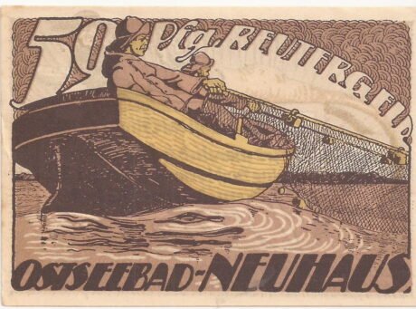 Реверс банкноты 50 fenigów (Niemcy) 1922