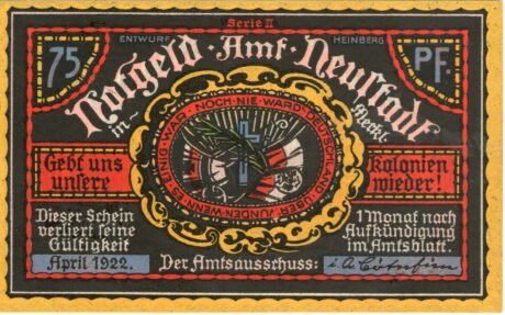 Аверс банкноты 50 fenigów (Niemcy) 1922