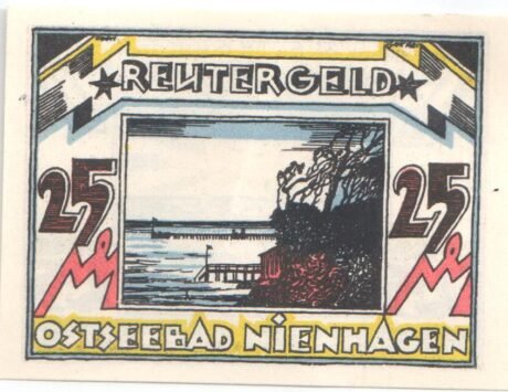 Реверс банкноты 25 fenigów (Niemcy)