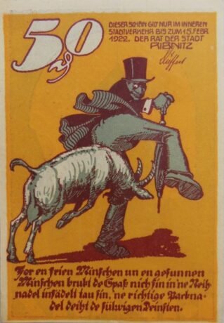 Аверс банкноты 50 fenigów (Niemcy) 1922