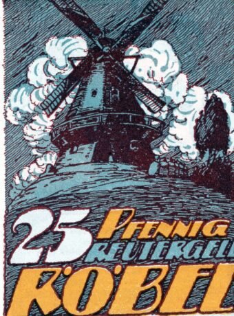 Реверс банкноты 25 fenigów (Niemcy) 1922