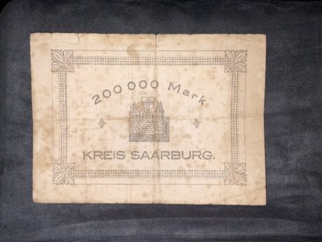 Реверс банкноты 200 000 marek (Niemcy) 1923