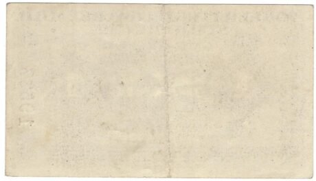 Реверс банкноты 1 пфеннигов Fokker-Flugzeugwerke (Германия) 1917 года