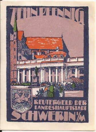 Реверс банкноты 10 fenigów (Niemcy) 1922