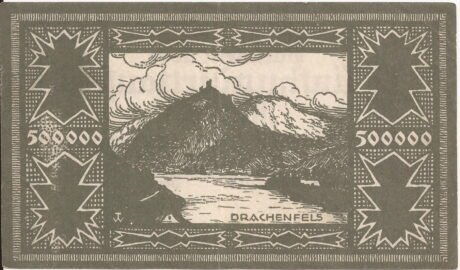 Реверс банкноты 500000 marek (Niemcy) 1923