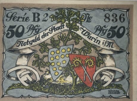 Реверс банкноты 50 пфеннигов (Германия) 1922 года