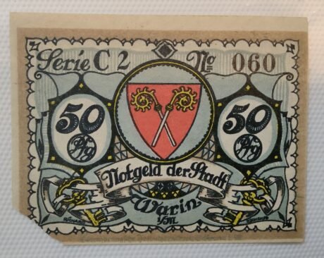 Реверс банкноты 50 пфеннигов (Германия) 1922 года