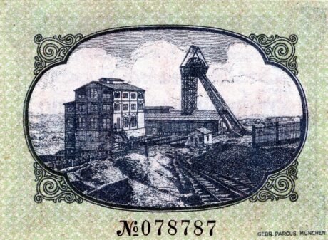 Реверс банкноты 25 fenigów (Niemcy) 1920