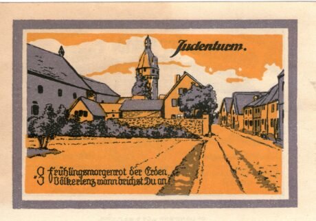 Реверс банкноты 50 fenigów (Niemcy) 1921