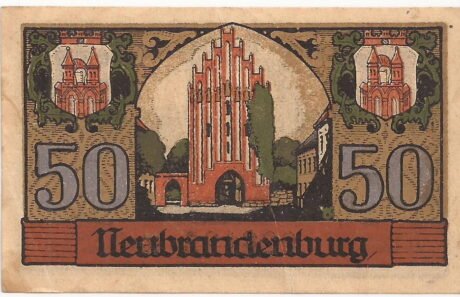 Реверс банкноты 50 fenigów (Niemcy) 1921
