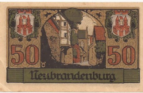 Реверс банкноты 50 fenigów (Niemcy) 1921