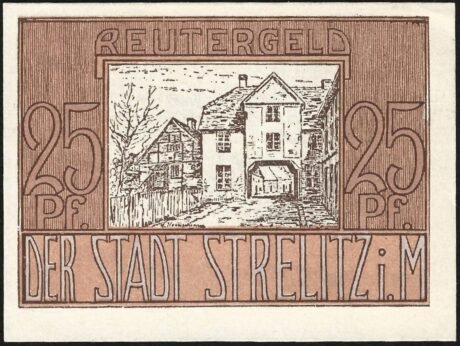 Реверс банкноты 25 пфеннигов (Германия) 1922 года