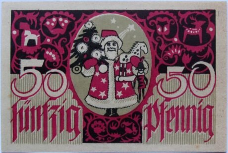 Реверс банкноты 50 fenigów (Niemcy) 1920