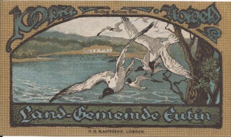 Реверс банкноты 100 fenigów (Niemcy) 1921