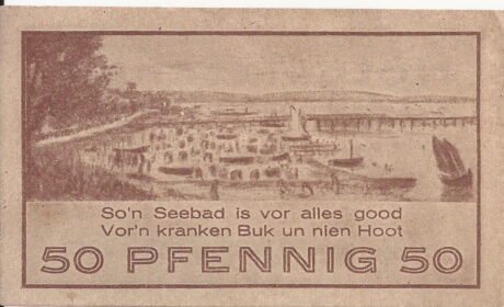 Реверс банкноты 50 fenigów (Niemcy) 1921