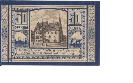 Реверс банкноты 50 fenigów (Niemcy) 1920