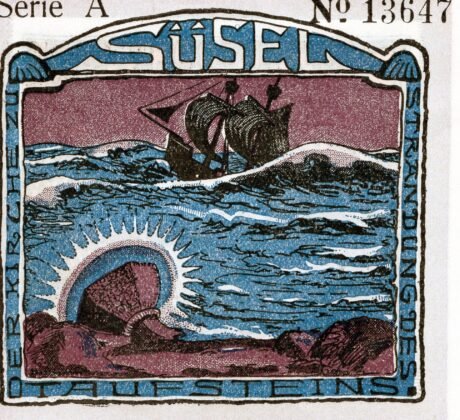 Аверс банкноты 1 marka (Niemcy) 1921