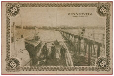 Реверс банкноты 50 пфеннигов Zinnowitz (Германия) 1921 года