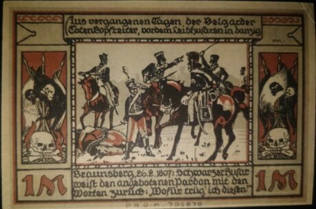 Реверс банкноты 1 marka (Niemcy)