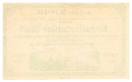 Реверс банкноты 100000 marek (Niemcy) 1923