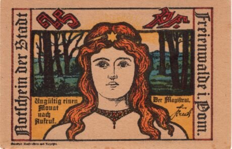 Аверс банкноты 25 fenigów (Niemcy)